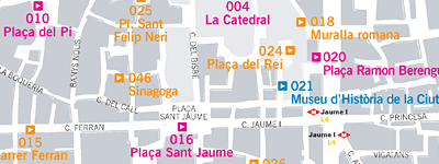 Mapa Barcelona