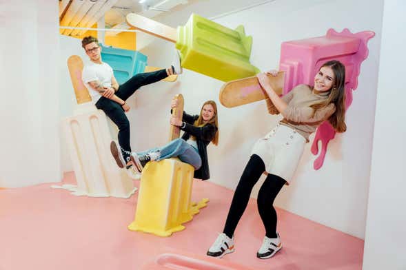 Entrada al Big Fun Museum