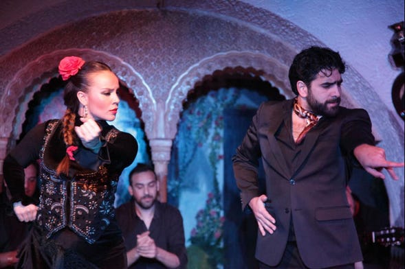 Espectáculo flamenco en el Tablao Cordobés