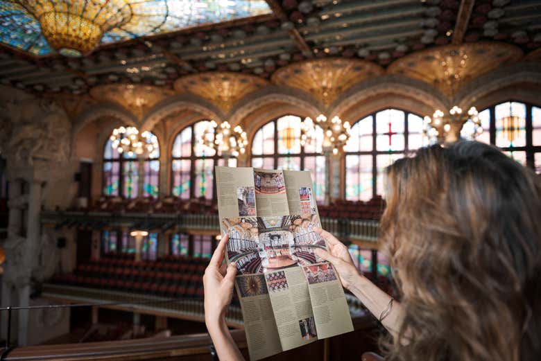 Visitando por libre el interior del Palau