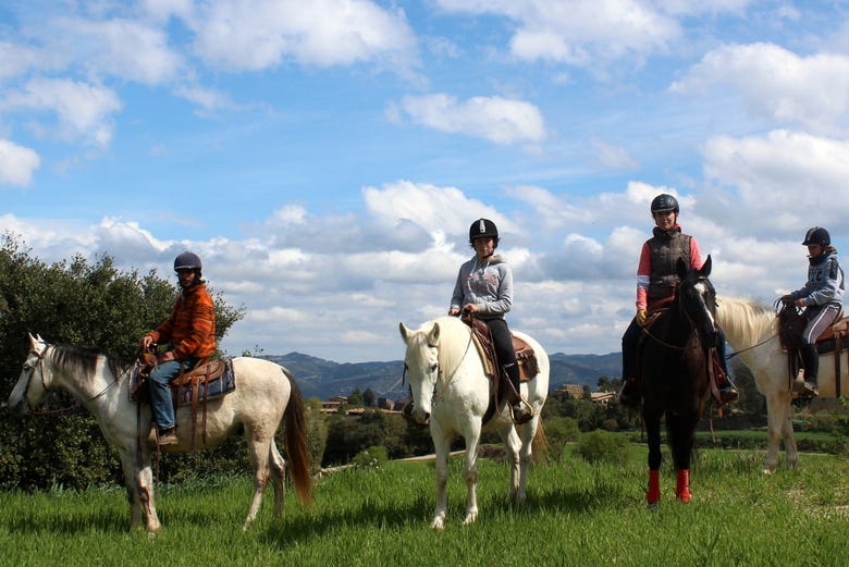 Paseo en caballo por Montserrat