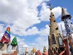 Palacio Güell, chimeneas