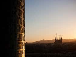 Torre Agbar y Sagrada Familia