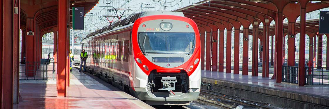 Trenes de cercanías en Barcelona