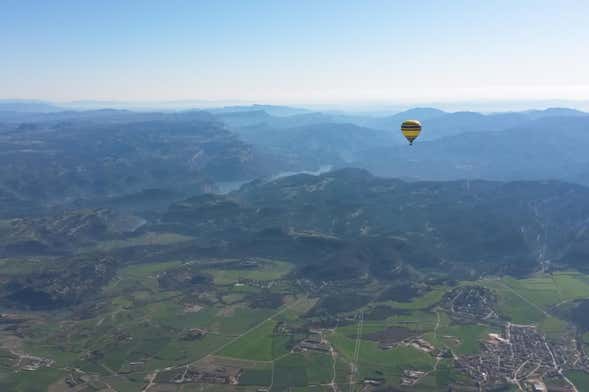 Paseo en globo por el Montseny